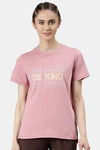 Enamor Relaxed Fitted Top - Mauve Love Be Kind Graphic — thumbnail 1